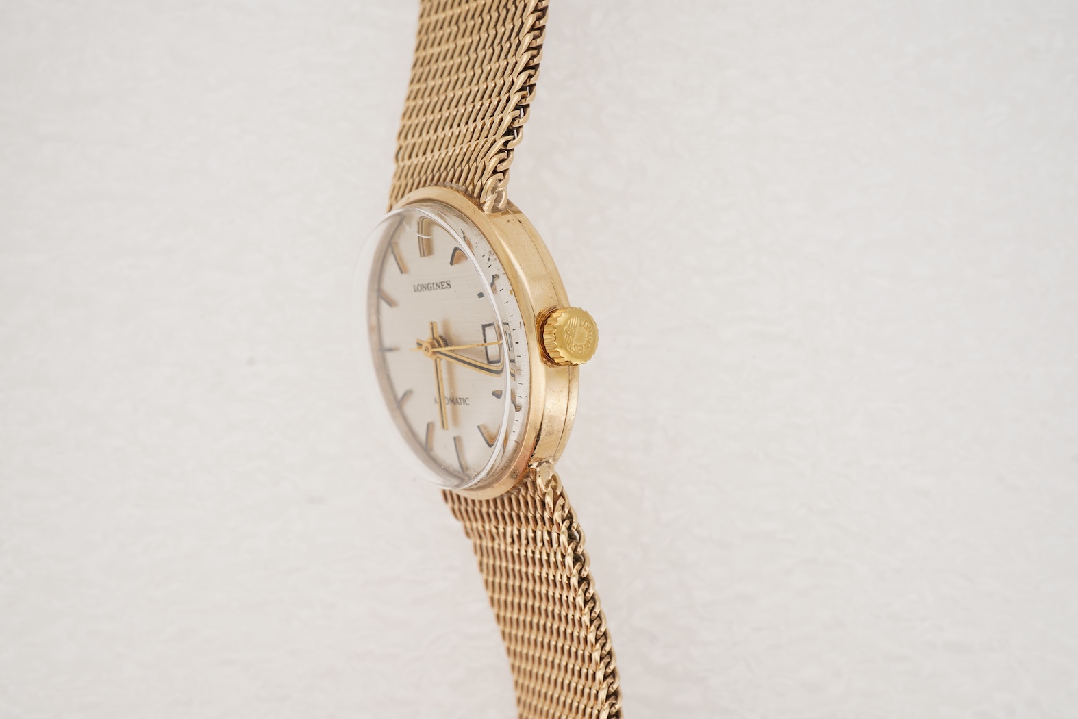 Longines, a lady's 9ct gold automatic wristwatch, circa 1978